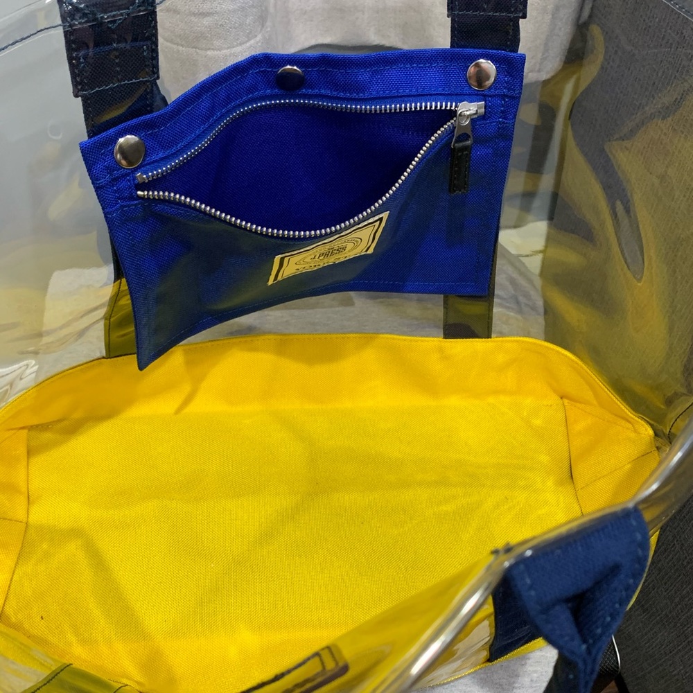 J. Press York Street Large Clear Tote Bag View 6